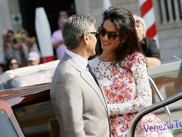 George Clooney and Amal Alamuddin Wedding Pictures